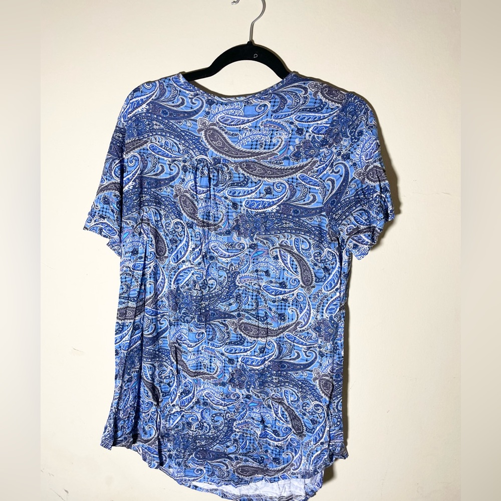 COPY - Sz XL POPYOUNG Women's Summer Casual Short Sleeve Tunic Crewneck Ruffle … - Picture 5 of 9